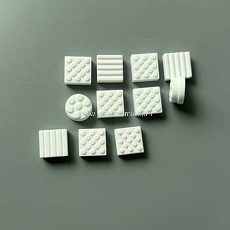 shenxing ceramic heating resistance 95% alumina ceramic wearble ceramic pulley lagging plate - Yixing Shenxing